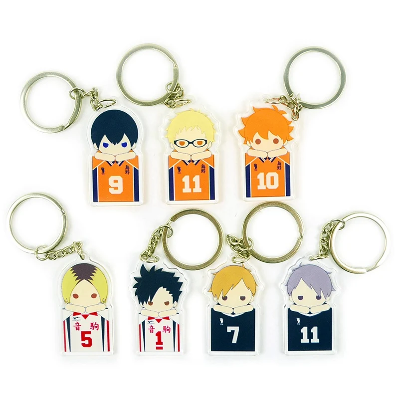 Брелок для ключей из аниме Killua Zoldyck Kurapika двусторонний брелок акриловый подвесной