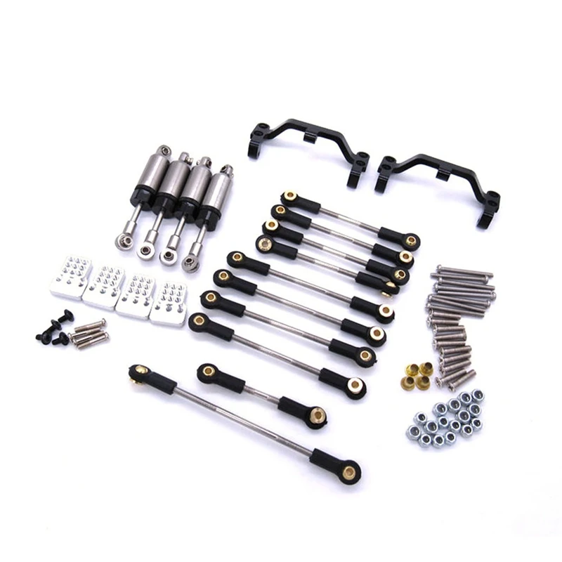 

Металлические шасси тяги подвеска звено крепление амортизатор для MN D90 D91 D96 D99 MS RC Гусеничный обновленные детали