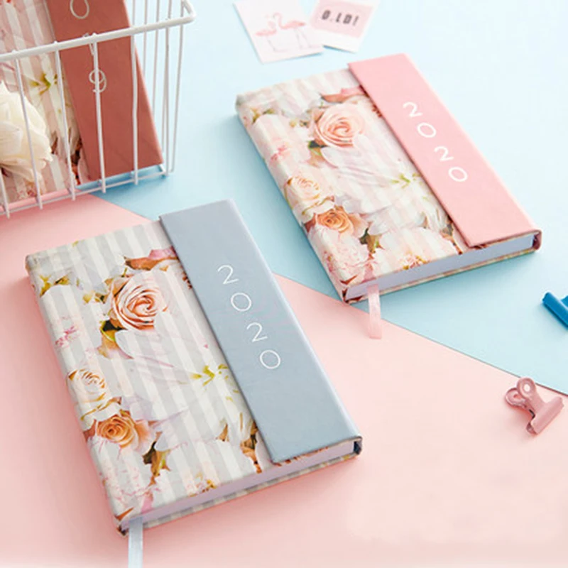 A5 милый дневник еженедельник записная книжка перевернутый магнитная пряжка