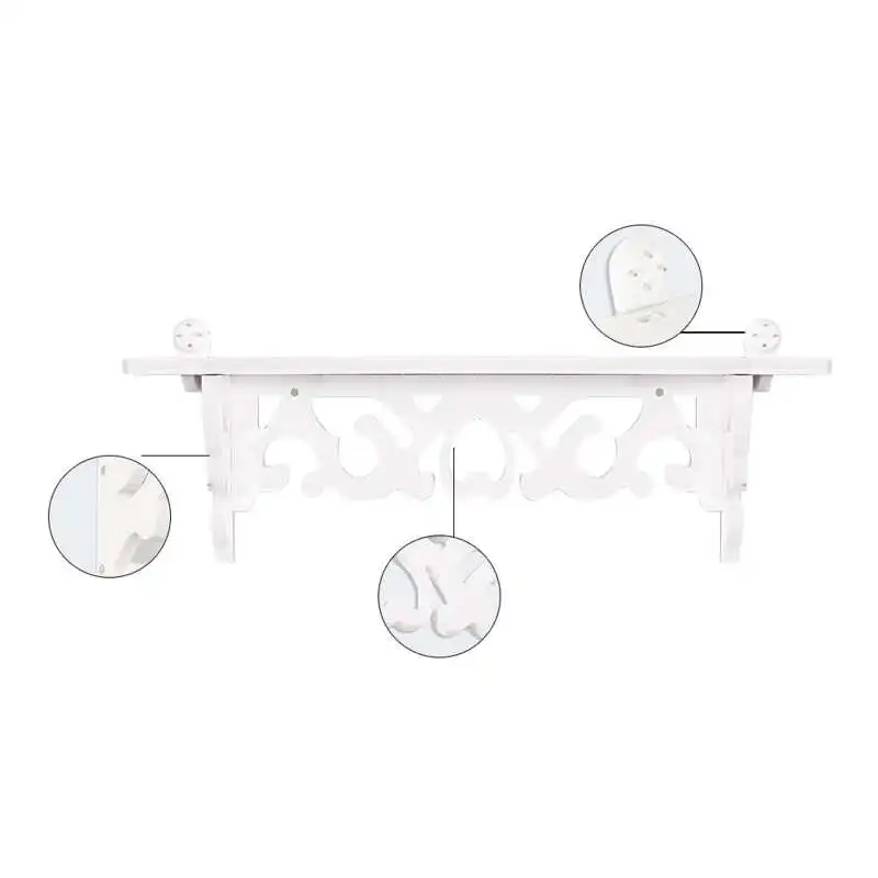 

DIY Bedroom Living Room Storage Holder Display Rack Home Decoration Wall Shelf Floating Board Bathroom