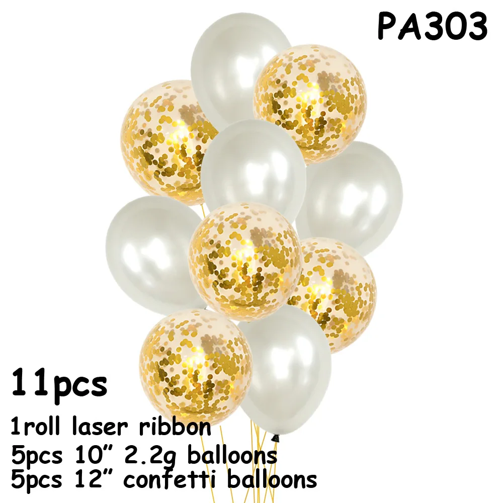 10pcs/set Glitter Confetti Latex Balloons Wedding Decoration Birthday Party Baby Shower Home Christmas Supplies | Дом и сад