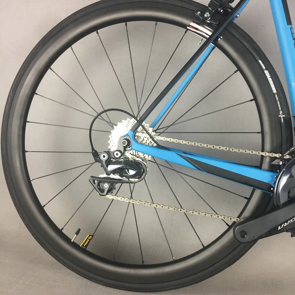 Синяя краска seraph бренд полный велосипед SH1MANO R8000 groupset с 22 скоростью 700* 25C шины полностью из карбона дорожный велосипед FM686