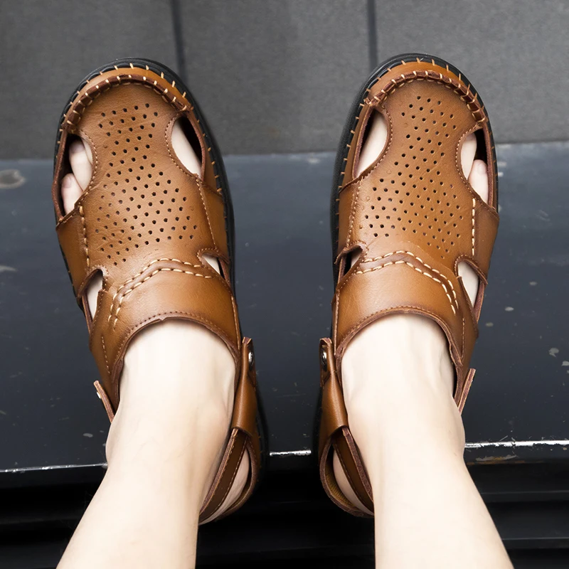 

Sandalen Herren Sandel For Men Sandalias Playa Hombre Transpirables Safety Sandals Deportivas Beach Para Rubber