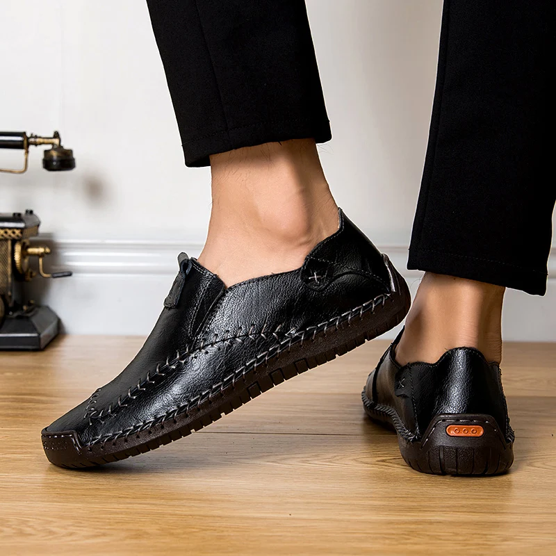 

Casual Man Shoes Mens Shoes Casual Leather Sneaker Man Shoe Sapato Masculino Men Black Causal For Zapatillas Hombre Sports