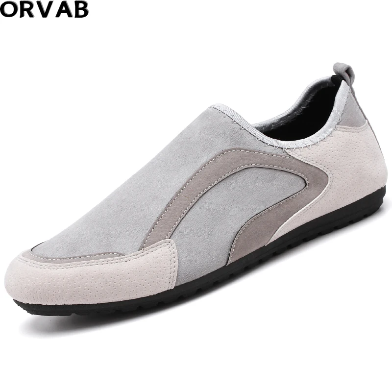 

Men Sneakers Casual Youth High-end Brand Loafers Men Sweat-Absorbant Flock Casual Mens Shoes Zapatos Casuales De Los Hombres