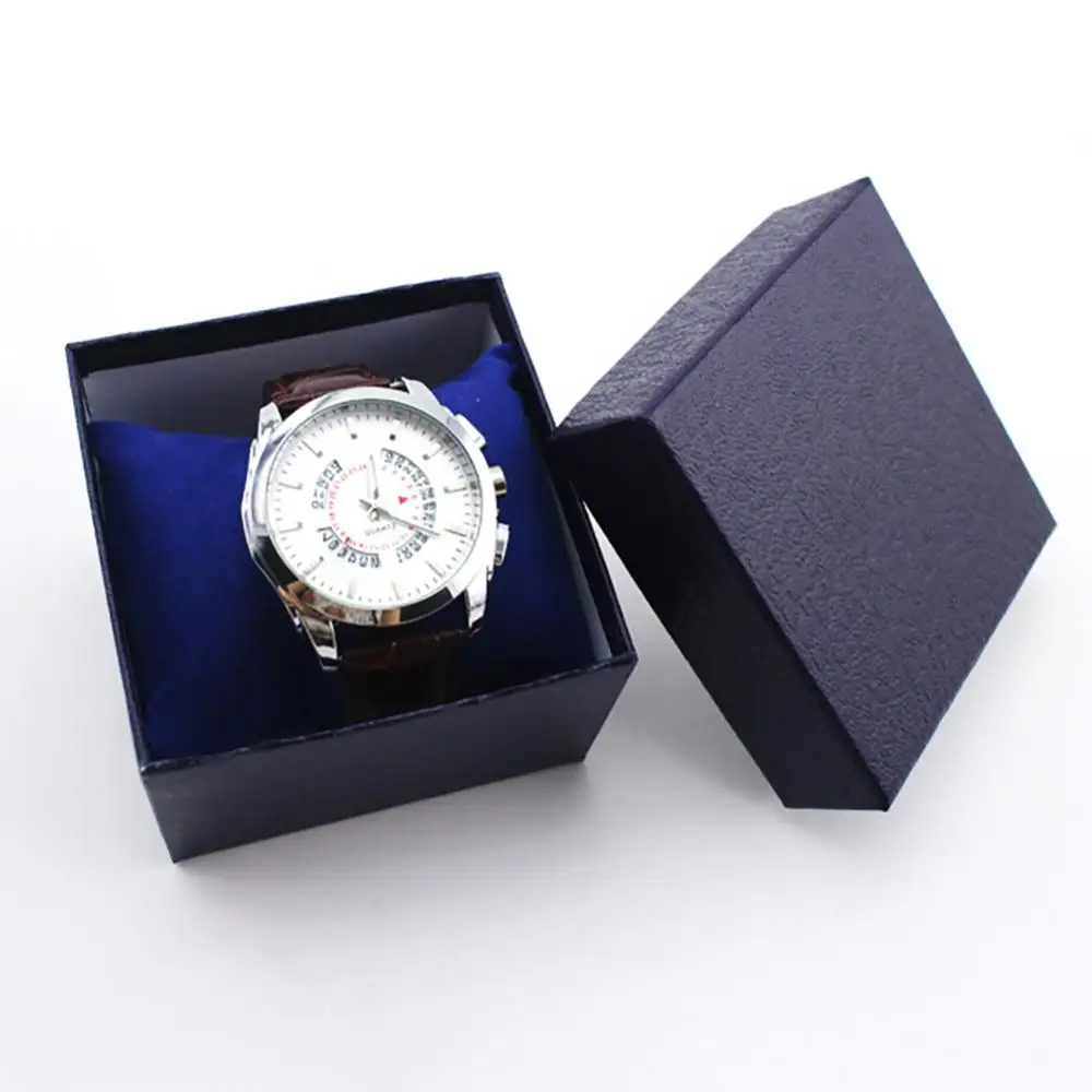Faux Leather Jewelry Wrist Watches Holder Display Storage Box Organizer Case Gift Watch Gifts | Украшения и аксессуары