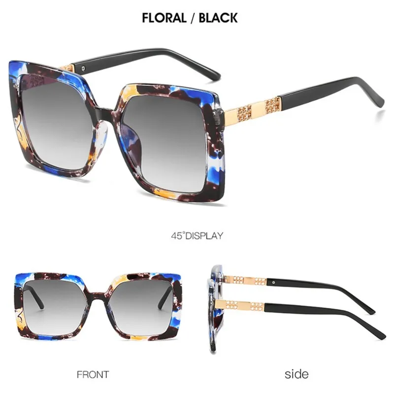 2020 Женские квадратные Винтажные Солнцезащитные очки роскошные брендовые