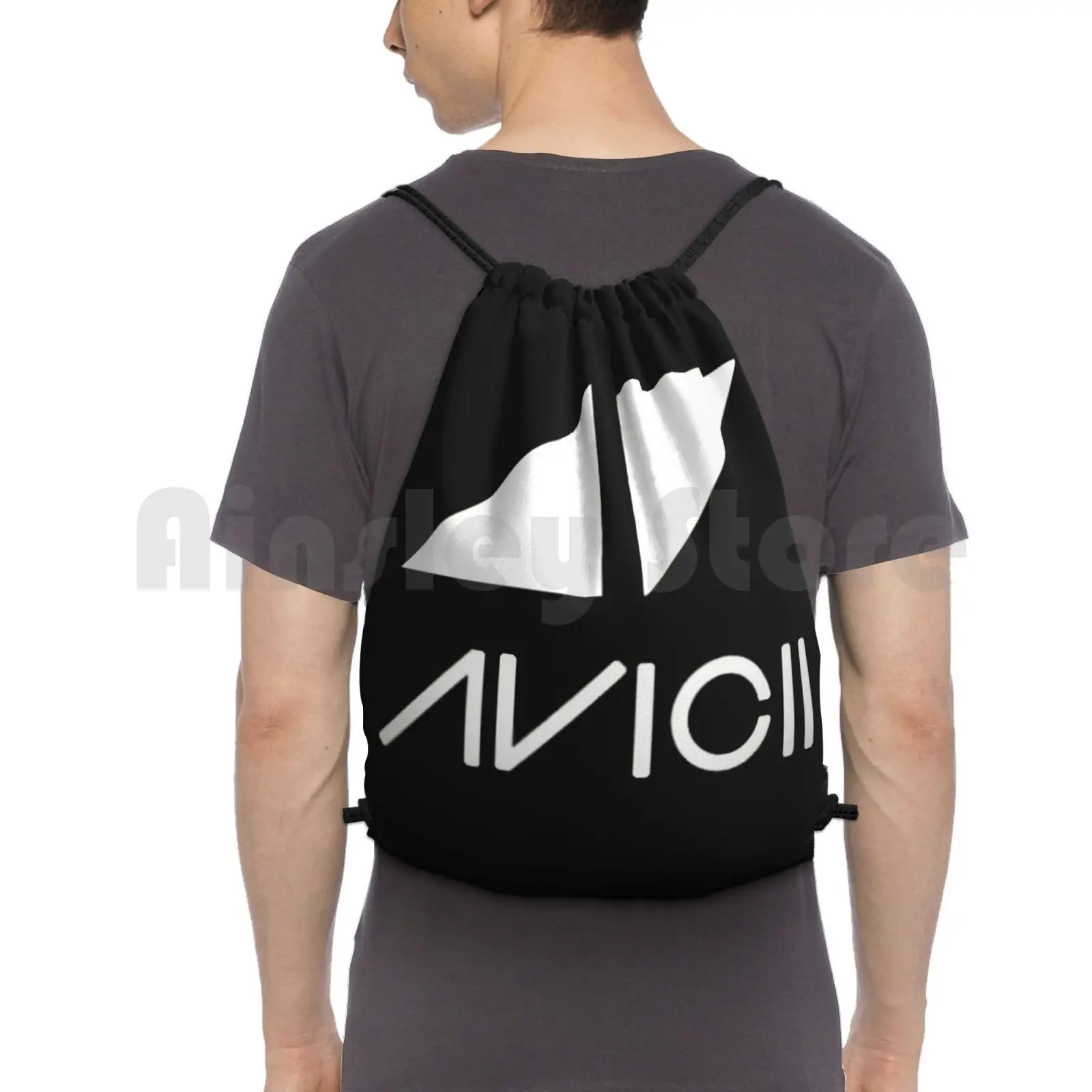 Рюкзак Avic на шнурке сумка для верховой езды альпинизма тренажерного зала Avicii Music