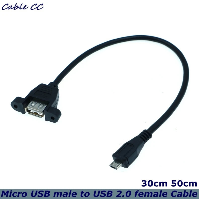 

Удлинительный Кабель USB 2,0 (мама)-Micro (папа) длиной 30 см