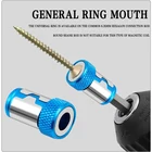 Универсальное магнитное кольцо с металлической отверткой 14 подходит для ручки 7 мм антикоррозийное магнитное прочное кольцо для дрели