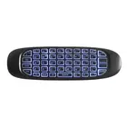 C120 RGB 3 подсветка воздушная мышь беспроводная клавиатура с подсветкой G64 перезаряжаемая 2,4G умный пульт дистанционного управления для android Tv Box 090F