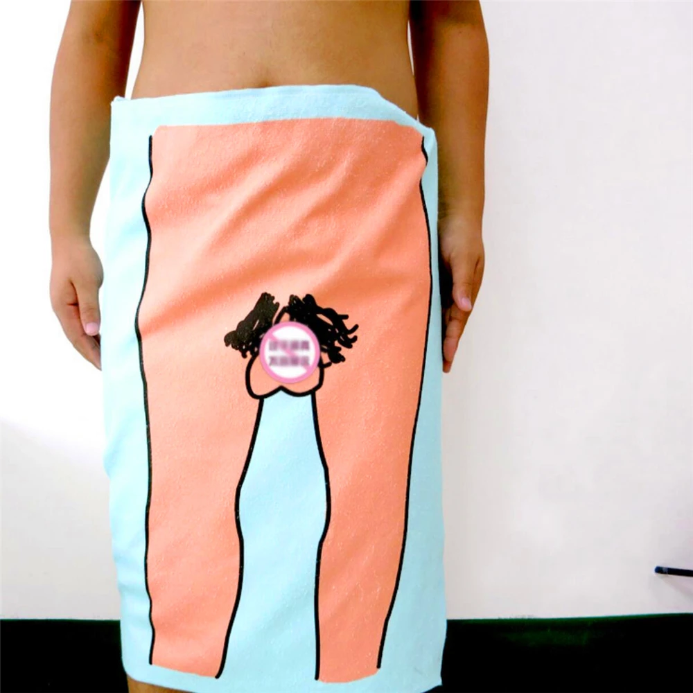 Сексуальное быстросохнущее пляжное банное полотенце Kuso для мужчин и женщин