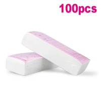 100pcs removal nonwoven body cloth hair remove wax paper rolls high quality hair removal epilator wax strip paper wax strip