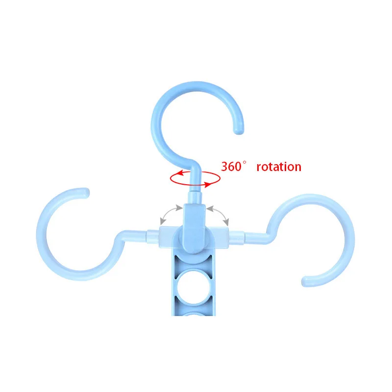 

9 hole magic clothes hanger multi-function folding hanger rotating clothes hanger wardrobe drying clothes Hanger Home Organizer