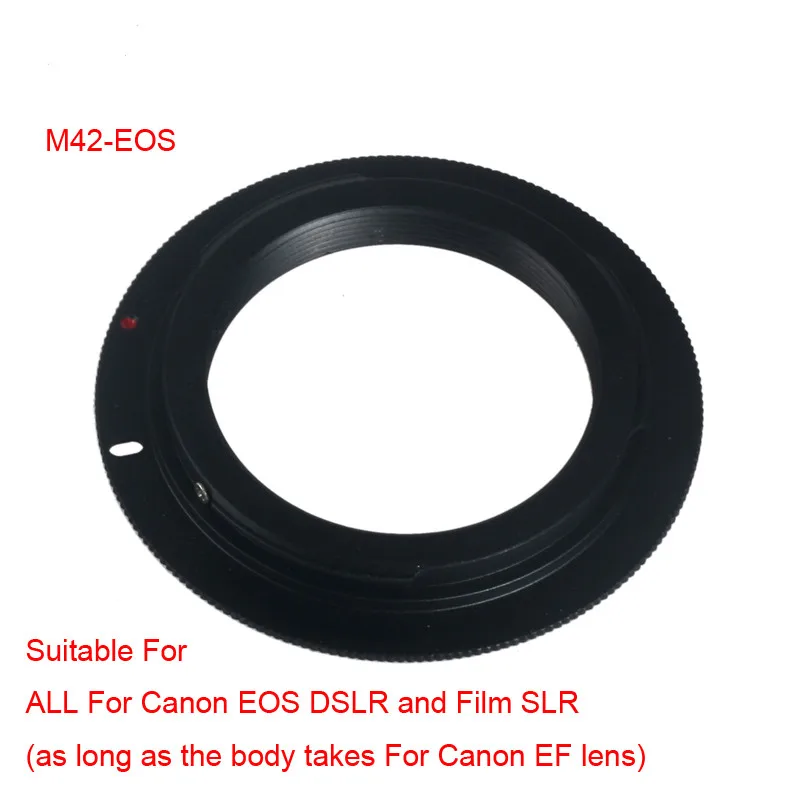 Металлическое Крепление M42 для объектива Canon EOS EF AI Mount Adapter Ring 1100D 600D 60D 550D 5D 7D 50D