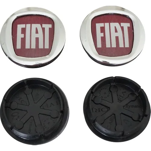 

ESC Automotive ESP857 4'l 50 mm Red Rim Hub Coat Of Arms For Fiat 0735448759