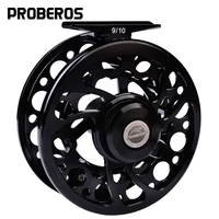 pro beros fly fishing wheel 57 79 910 wt aluminum alloy fly reel cnc machine leftright handle casting fishing tackle