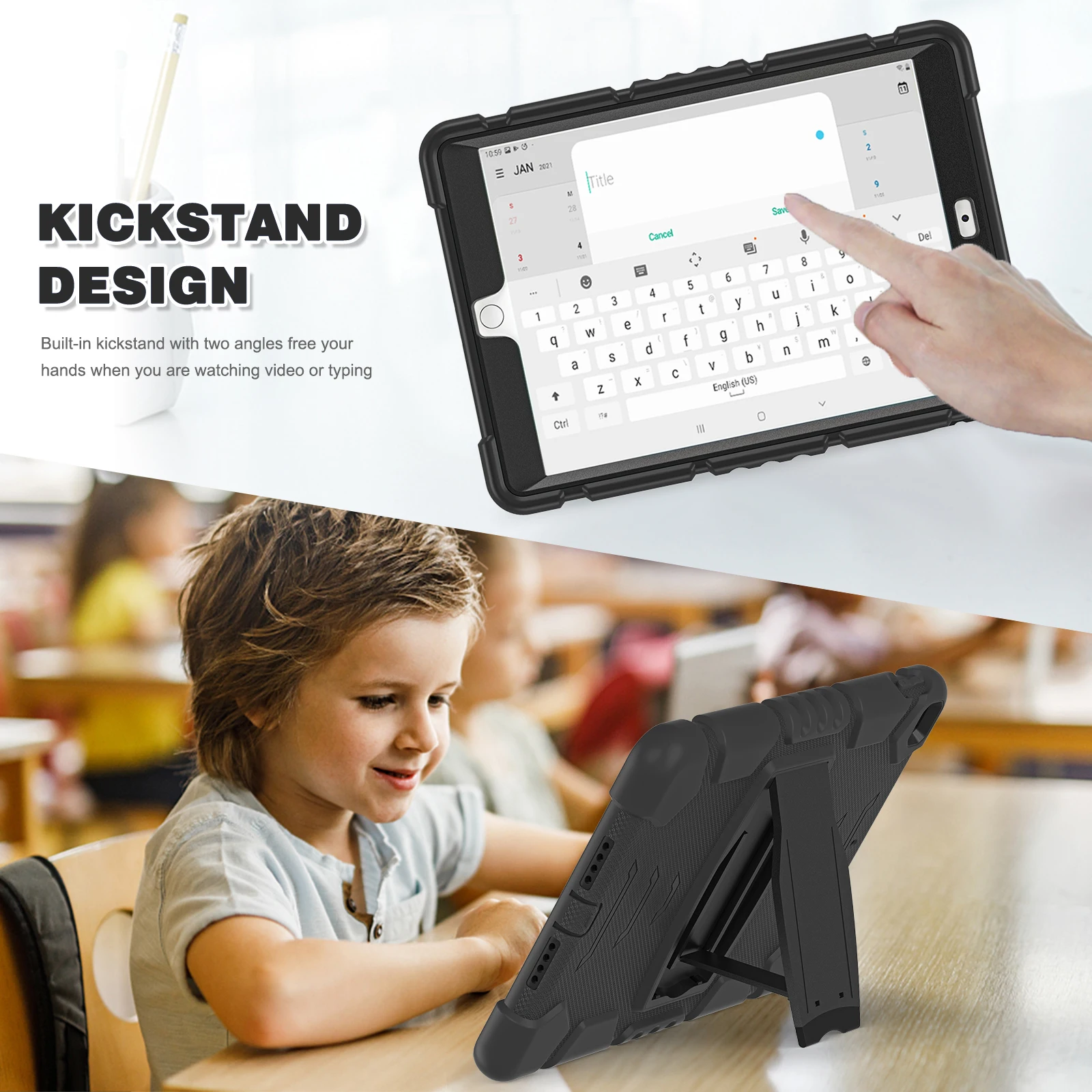 Чехол Rainbow для iPad 8/7 поколения сверхмощный противоударный прочный защитный