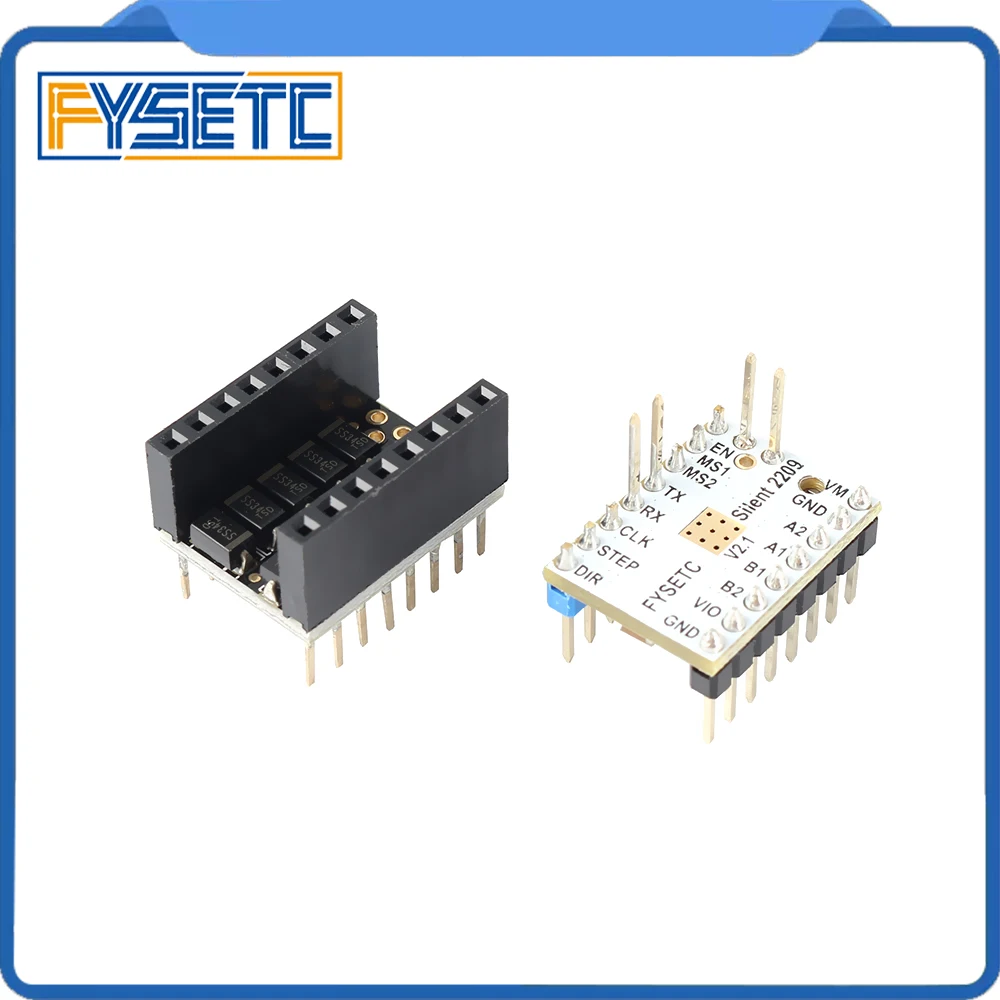 Драйвер шагового двигателя TMC2209 v3.0 5 шт. шаговых палочек бесшумный драйвер и