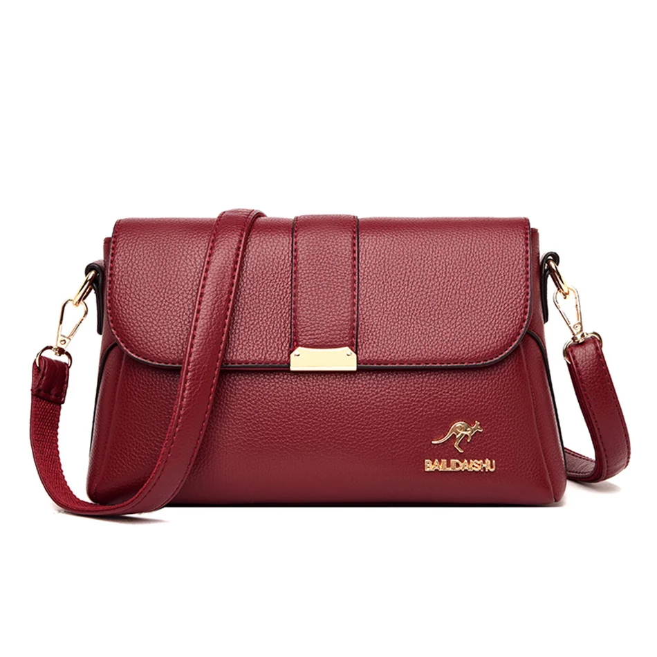 

Trendy Flap Handbags for Women Luxury Designer Handbags High Quality Leather Bags New Small Shoulder Crossbody Sac A Main Bolsa