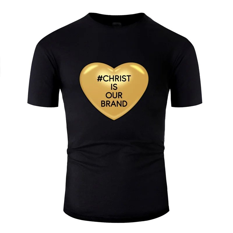 Новейший Классический Христос наш бренд футболка мужская s женская с круглым