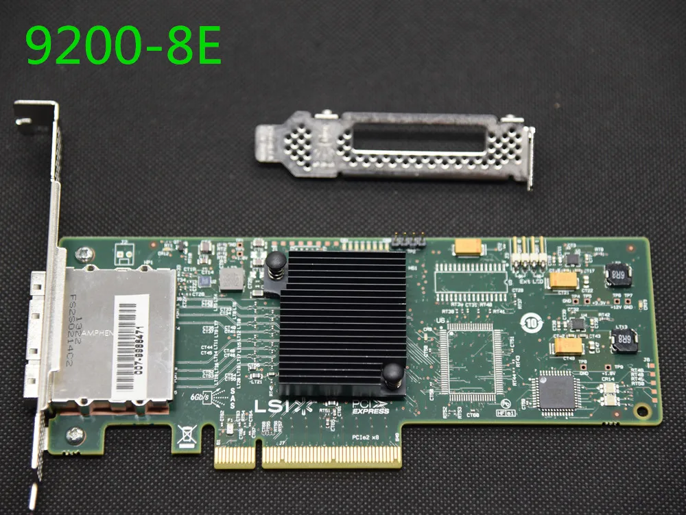 Б/у оригинальная LSI MegaRAID SAS 9200 8e H3 25321 00C PCI E 8 Port External 6Gb s SATA RAID Card|Сетевые карты| |