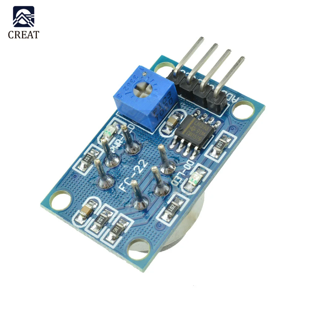 MQ-6 сжиженный нефтяной газ изобутановый пропановый датчик модуль Diy Kit Electronic