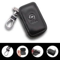 genuine leather key wallet car key bag multi function key case fashion key holders for opel astra h insignia mokka zafira corsa