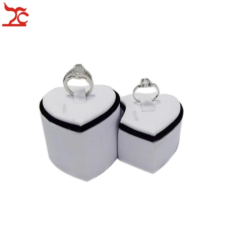 Creative White PU Lover's Ring Holder Rack Bracelet Organizer Stand Jewelry Decorative Closet Showcase kit 50*36.5cm | Украшения и