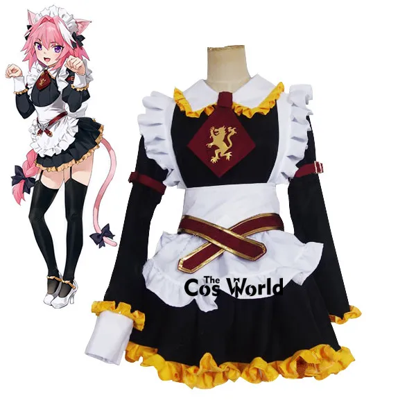 

FGO Fate Grand Order Astolfo Asutorufo платье для горничной, платье, Униформа, наряд, игры, аниме, костюмы для косплея