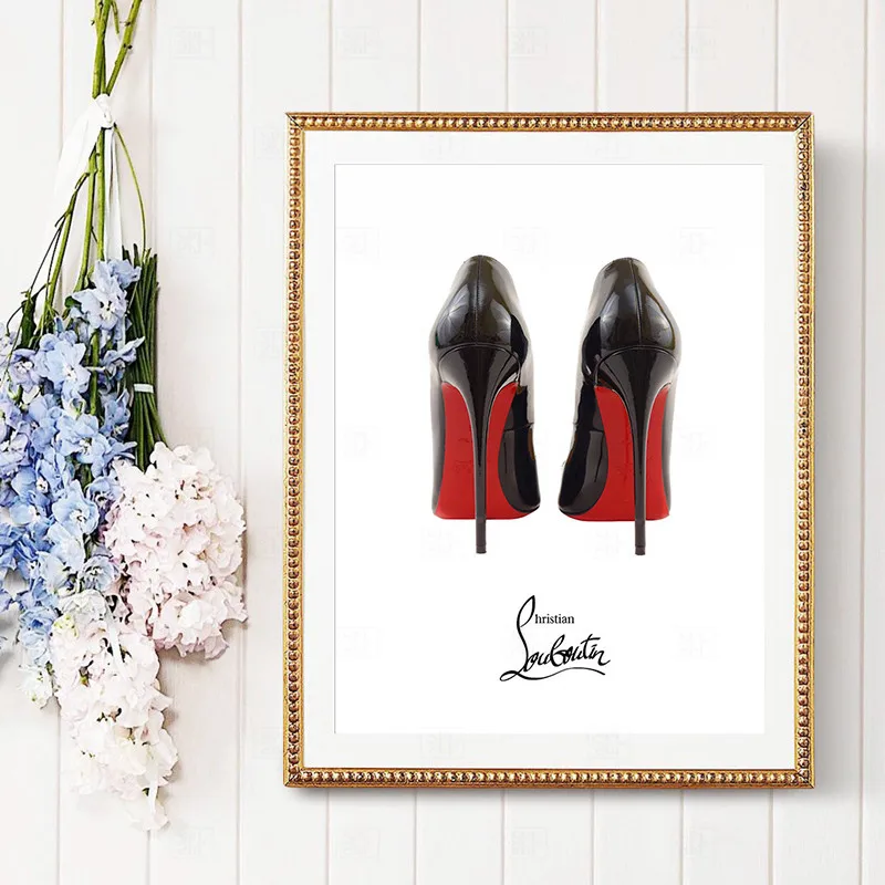 

Fashion Wall Art High Heels Poster Nordic Print Modern Canvas Painting Woman Pictures For Living Room Home Decoration Girls Gift