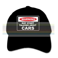 warning may start talking about cars childrens baseball cap adjustable childrens cap travel cap outdoor
