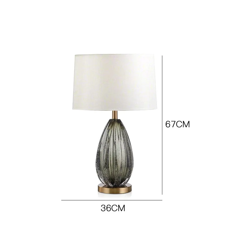 

European Luxury Crystal Desk Lamp Personalized Modern Table Desk Lamp Vintage Lampshade Lampade Da Tavolo Lamps for Living Room