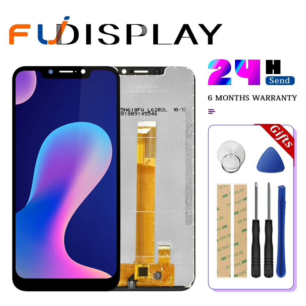 6 18 ''черный для Leagoo M11 ЖК дисплей + кодирующий преобразователь сенсорного