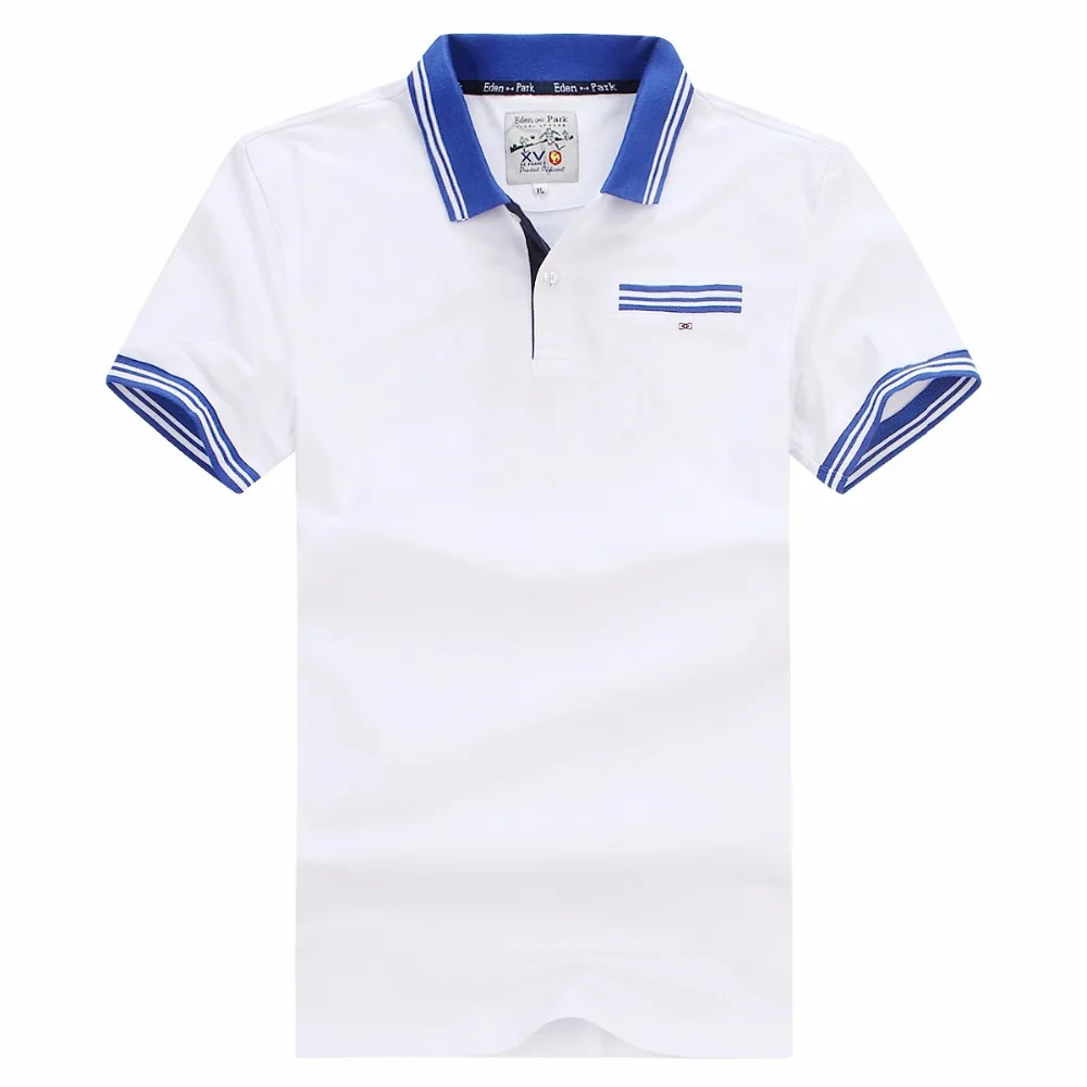 Лидер продаж французского бренда парка Сезон лето Мужская футболки поло из