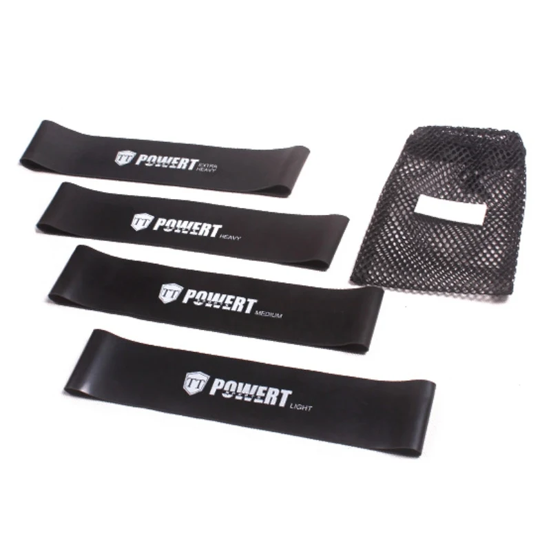 

4Pcs/Set Black Elastic Bands For Fitness Gum Resistance Bands Yoga Workout Sport Elastic Bands Rubber Training