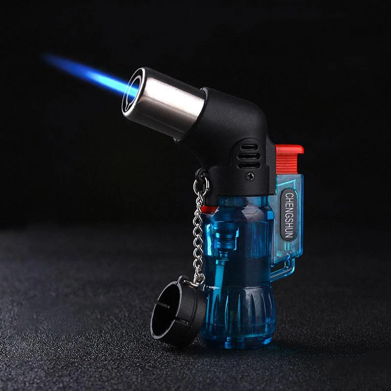 Mini Jet Torch Lighters Refillable Butane Gas Windproof Cigarette Lighter Plastic Burner No | Дом и сад