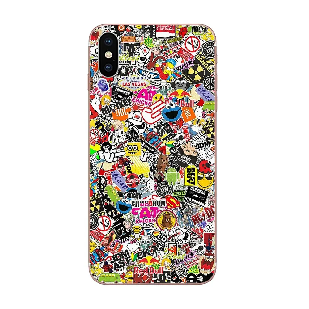as picture В продаже для huawei P7 P8 P9 P10 P20 P30 Lite Mini Plus Pro Y9 Prime P Smart Z Jdm автомобильный Граффити стикер бомба - Цвет: as picture