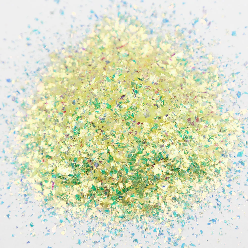 50 г/пакет для дизайна ногтей Блестящий Радужный лак мерцающий фольга блестящий