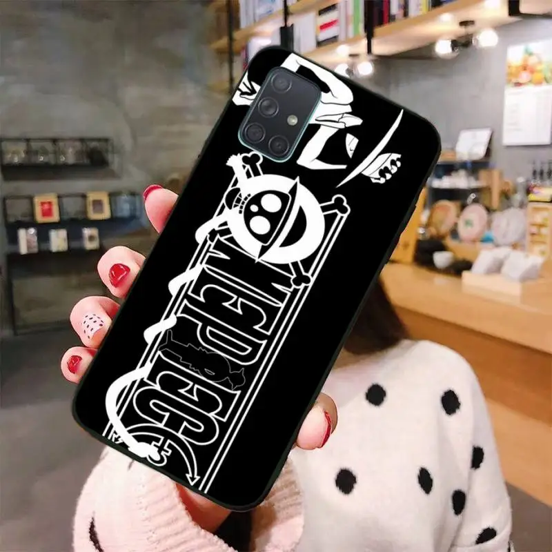 

HPCHCJHM One Piece Luffy Anime DIY Printing Phone Case cover Shell For Samsung A10 A20 A30 A40 A50 A70 A80 A71 A51 A6 A8 2018