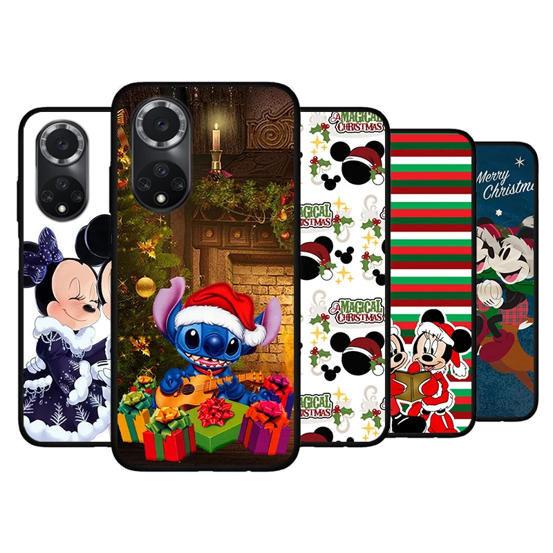 

Silicone Cover Cute Minnie Christmas For Huawei Nova 9 8 7 6 SE 5T 8i 7i 5Z 5 4 4E 3 3i 3E Pro Phone Case Coque