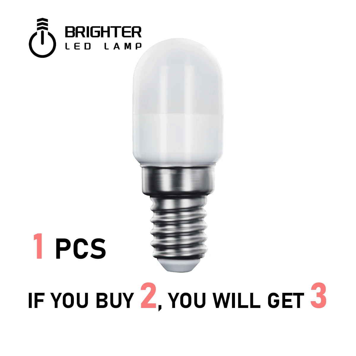 

(buy 2 Get 1 Free) Super Bright Energy Saving Cold White Mini 1.5w E14 Led 220v Smd Light Bulbs Refrigerator Lamp For Fridge