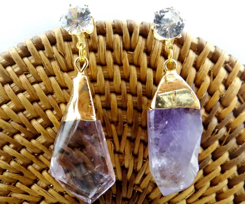 Натуральный Камень Неправильной Формы пурпурные аметисты кварцевый кристалл