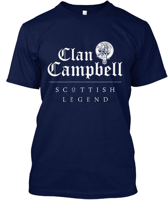 Популярная футболка с надписью Clan Campbell S-Scottish Legend новая сезон весна-лето |