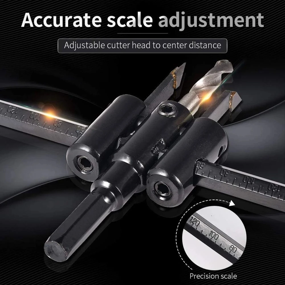 1 шт. 30 мм-200 мм открывалка для деревообработки Регулируемая деревянная круглая