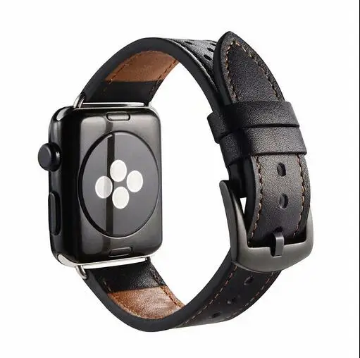 Кожаный ремешок для часов Apple watch Iwatch 4 серии 3/2/1 42 мм 38 40 44 5|Ремешки часов| |