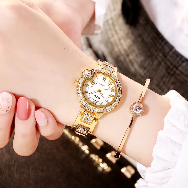

Ladies Top Luxury Brand Fashion Ladies Watch With Diamond Watch Ladies Casual Ladies Bracelet Crystal Watch Relogio Feminino