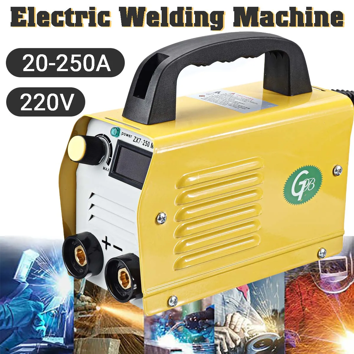 

ZX7-250 220V Electric Welding Machine LCD Display ARC/MMA Inverter IGBT Welders Welding Equipment