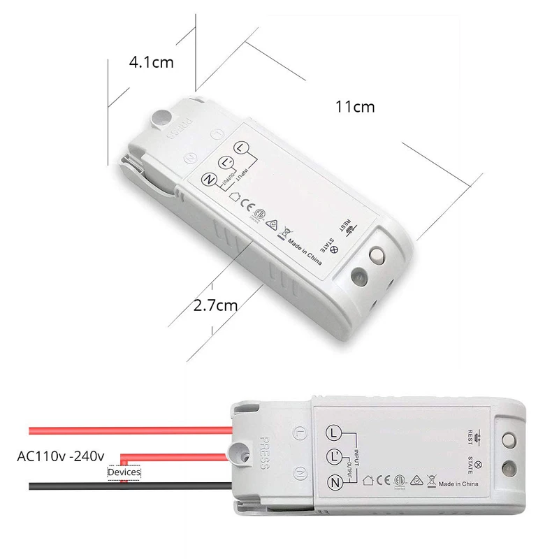 

Lonsonho Zigbee 3.0 Smart Switch Module Relay Light Controller Compatible Echo Smartthings Alexa Google Home Tuya Smart Life