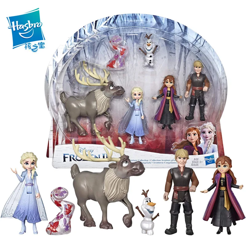 

Hasbro Disney Frozen 2 Character Series Aisha Anna Doll Family Portrait Set Gift Box Children's Toys